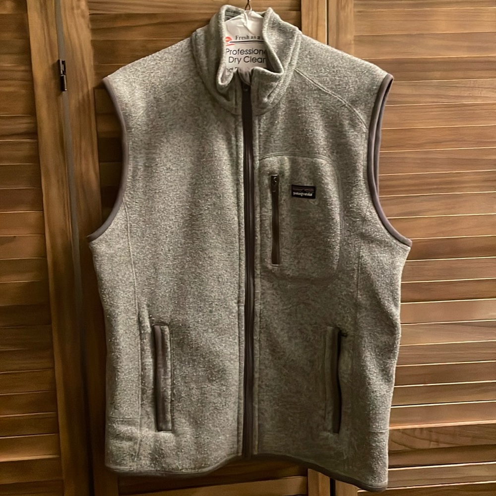 Patagonia Men’s Size Medium Better Sweater Fleece Vest, Stonewash